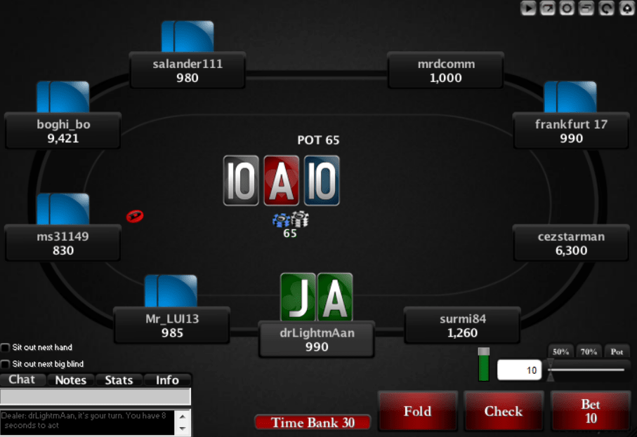 New themes (layouts) for Pokerstars