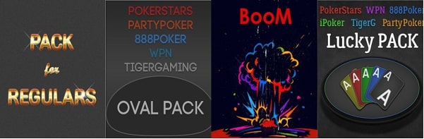 Make your multitabling better with convenient packs of layouts for popular poker rooms