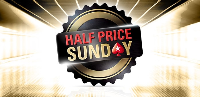 How to play at the biggest Sunday tournaments at Pokerstars at half price?