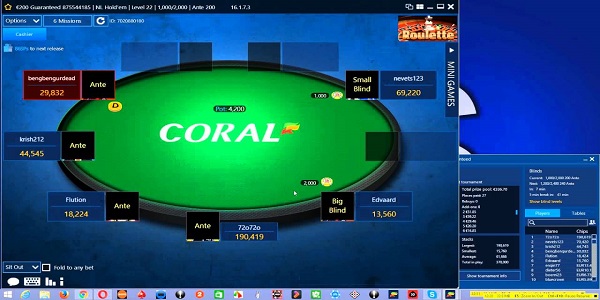 Coral Poker has finally moved to Partypoker