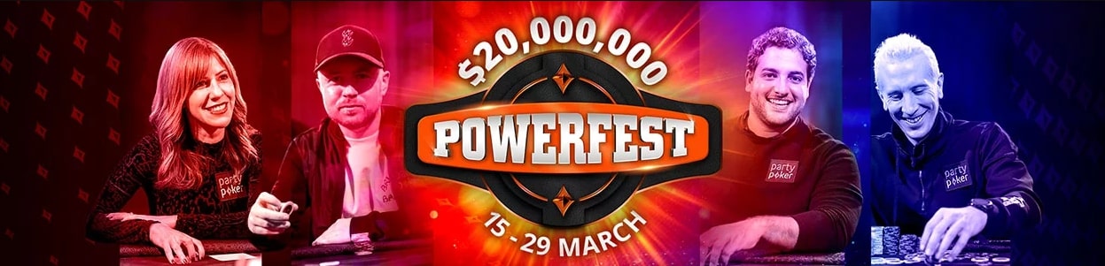 20 million from Partypoker as part of the March Powerfest