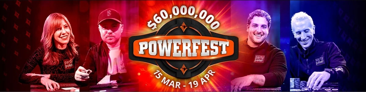 Partypoker: next renewal of Powerfest and bans for bots