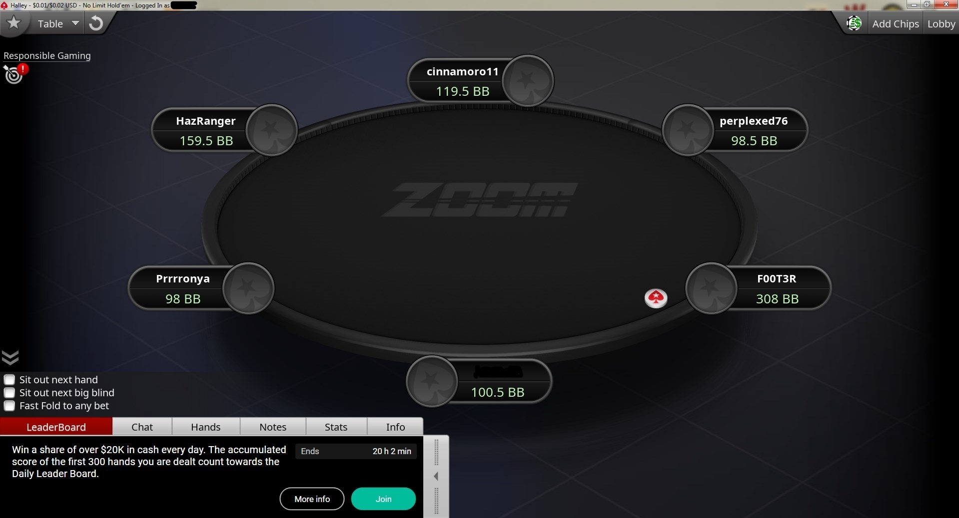 Zoom on poker stars became more popular when a restriction on multi-tabling was introduced. 