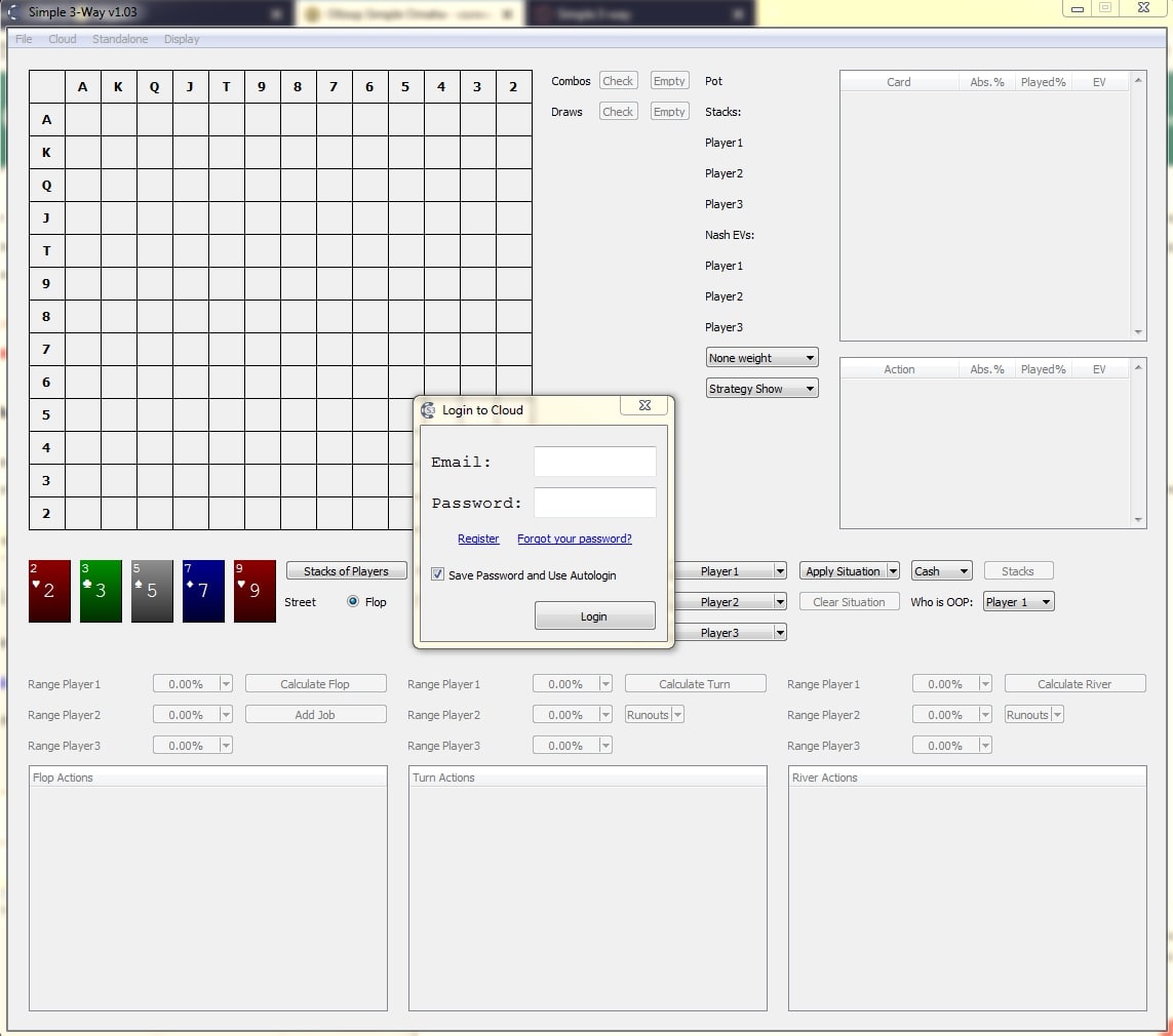 Simple 3Way a poker GTO solver for multiway pots Poker Theory