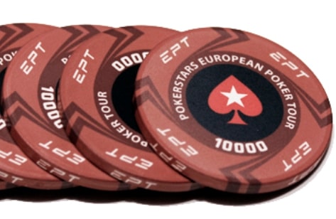 These chips are handed out to players at the EPT