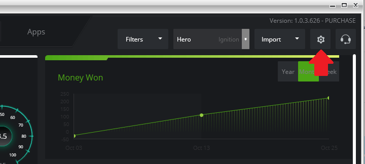 setting up the import of hands in a poker tracker. 