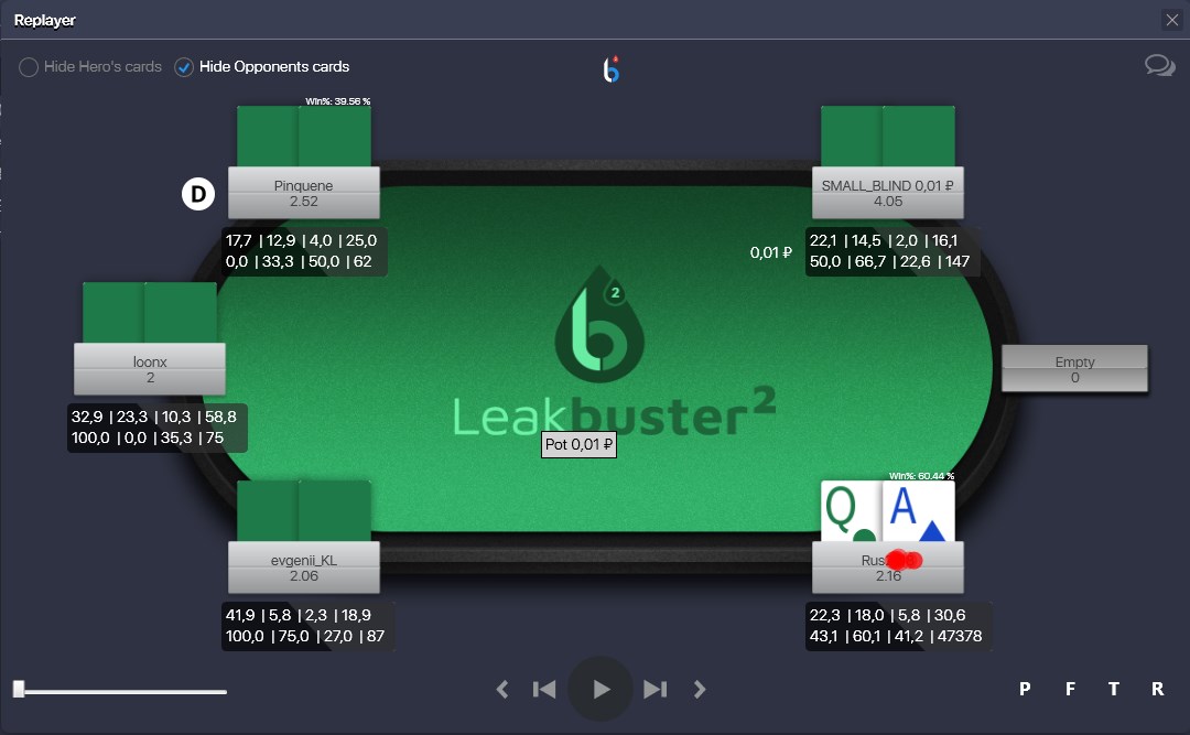 Poker Hands Replayer in LB2