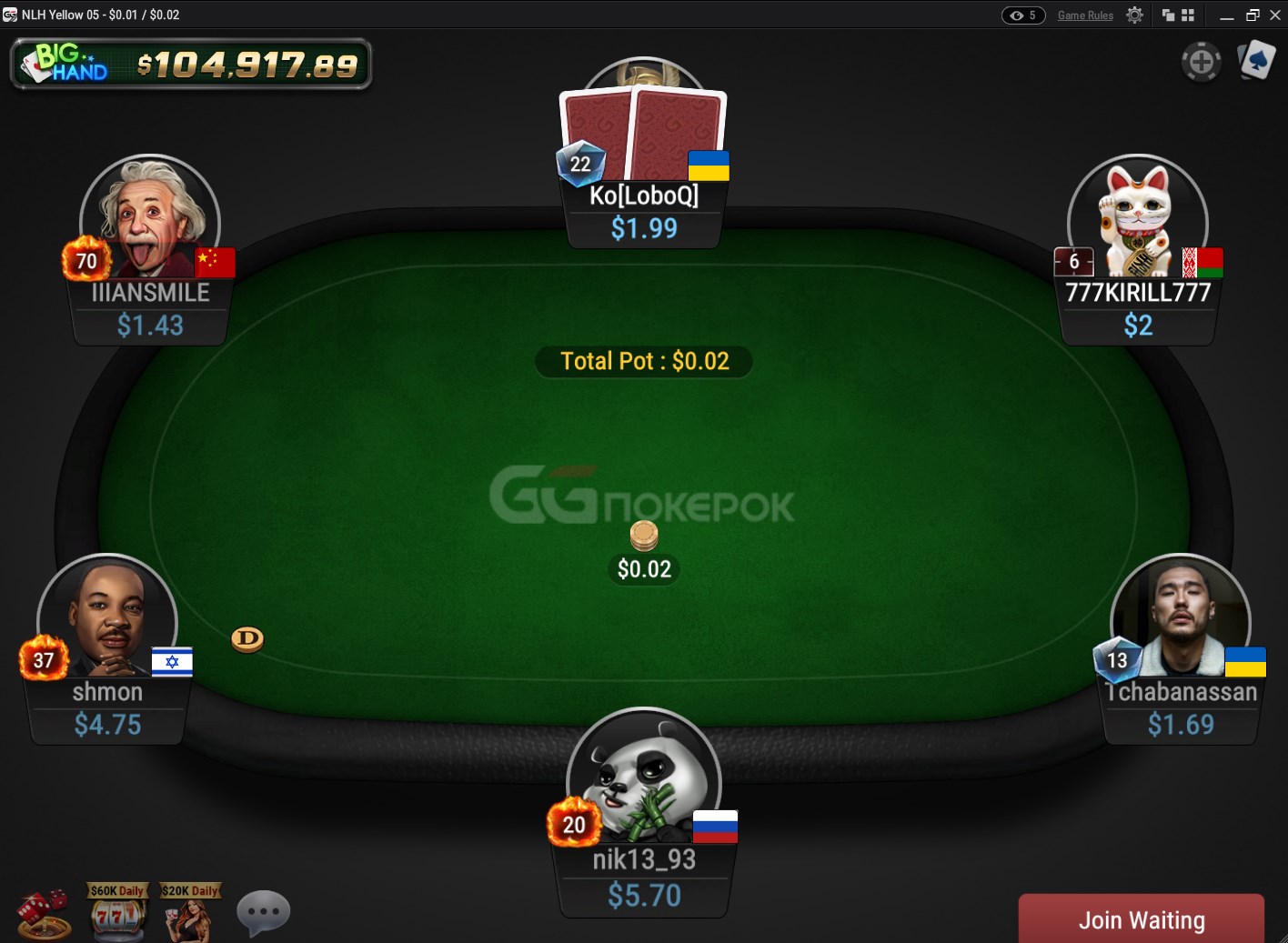 Jogue Rush & Cash Fast Fold Jogos de Poker Online