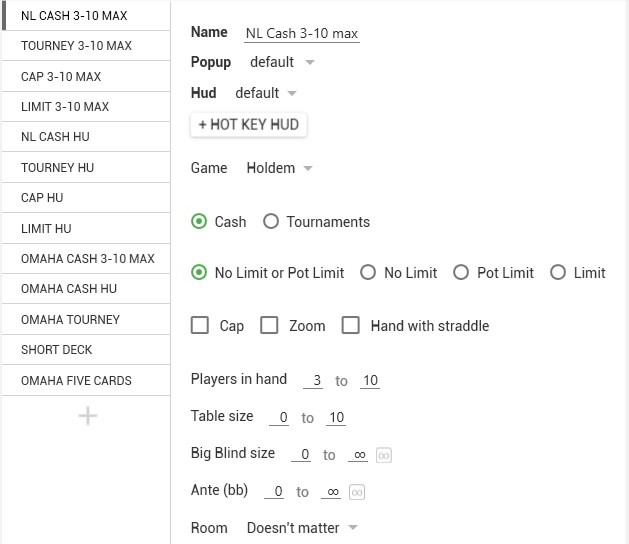 Hand2Note allows you to display statistics while playing 6+ Holdem. 