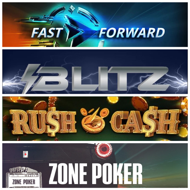 Jogue Rush & Cash Fast Fold Jogos de Poker Online