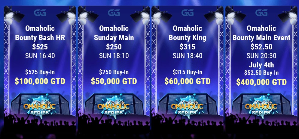MTT Omaha tournaments are infrequent. 