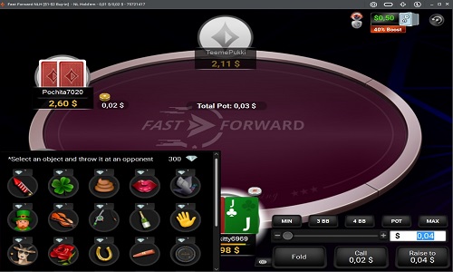 Why Throwables does not work on partypoker?