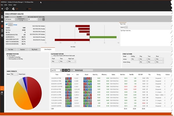 How to analyze opponents in Holdem Manager 3?