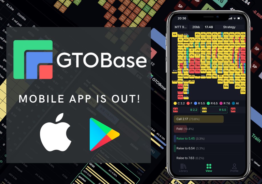 Big update and a mobile version of GTOBase