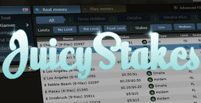 Juicy Stakes Poker