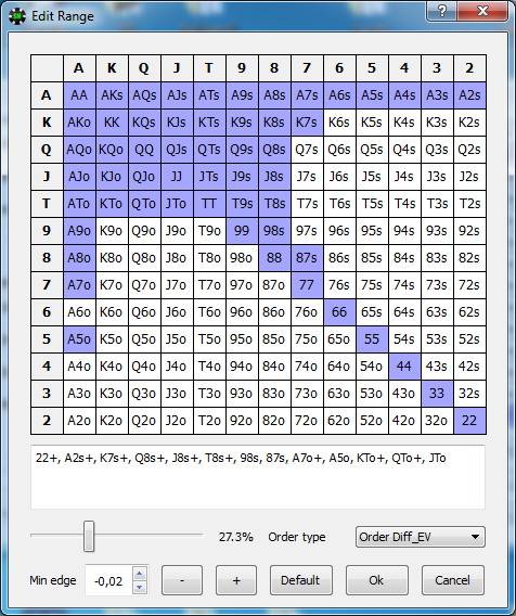 Simple Nash multifunctional poker calculator