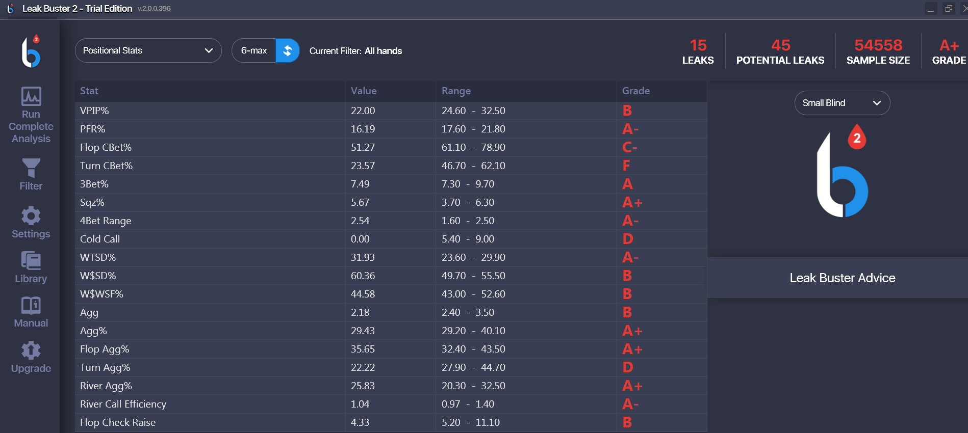 holdem manager 2 leak buster